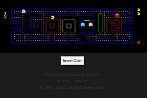 Google doodle PacMan